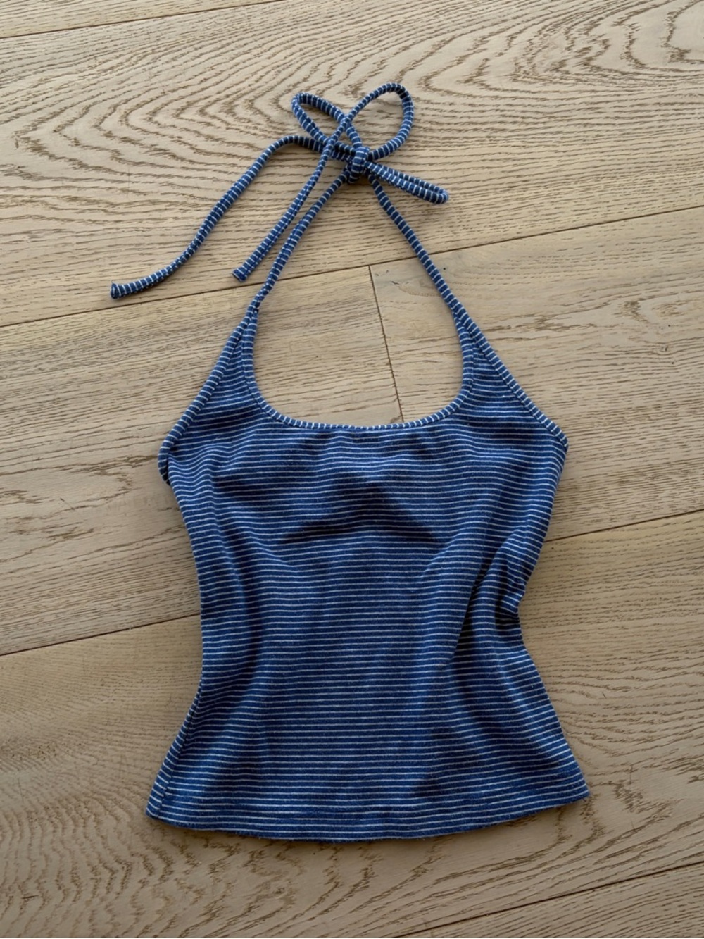 Princess Polly blue halter tank